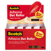 Tape Runner, 0.31" X 49 Ft, Dries Clear, 4/pack
