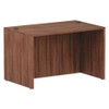 Alera Valencia Series Straight Front Desk Shell, 47.25" X 29.5" X 29.63", Modern Walnut