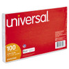 Unruled Index Cards, 5 X 8, White, 100/pack - UNV47240