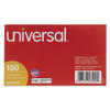 Unruled Index Cards, 3 X 5, White, 100/pack - UNV47200
