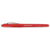 Porous Point Pen, Stick, Medium 0.7 Mm, Red Ink, Red Barrel, Dozen