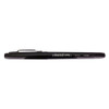 Porous Point Pen, Stick, Medium 0.7 Mm, Black Ink, Black Barrel, Dozen