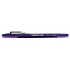 Porous Point Pen, Stick, Medium 0.7 Mm, Blue Ink, Blue Barrel, Dozen