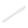 Plastic Cutlery, Heavyweight Knives, White, 1,000/carton - DXEKH217