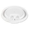 Lift Back And Lock Tab Cup Lids For Foam Cups, Fits 10 Oz Trophy Cups, White, 2,000/carton