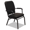 Chair,stk,vnyl,arm,2ct,bk