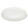 Non-vented Container Lids, Clear, Plastic, 100/pack, 10 Packs/carton