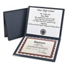 Diploma Cover, 12.5 X 10.5, Navy