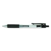 Comfort Grip Gel Pen, Retractable, Medium 0.7 Mm, Black Ink, Smoke Barrel, Dozen