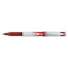 Vball Grip Liquid Ink Roller Ball Pen, Stick, Extra-fine 0.5 Mm, Red Ink, Red/white Barrel
