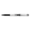 Vball Grip Liquid Ink Roller Ball Pen, Stick, Extra-fine 0.5 Mm, Black Ink, Black/white Barrel, Dozen