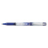 Vball Grip Liquid Ink Roller Ball Pen, Stick, Extra-fine 0.5 Mm, Blue Ink, Blue/white Barrel, Dozen