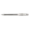 G-tec-c Ultra Gel Pen, Stick, Extra-fine 0.4 Mm, Black Ink, Clear Barrel, Dozen