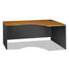 Series C Collection Corner Desk Module, Right, 71.13" X 35.5" X 29.88", Natural Cherry/graphite Gray