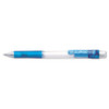 .e-sharp Mechanical Pencil, 0.5 Mm, Hb (#2.5), Black Lead, Sky Blue Barrel, Dozen