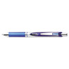 Energel Rtx Gel Pen, Retractable, Medium 0.7 Mm, Blue Ink, Blue/gray Barrel