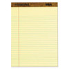 "the Legal Pad" Ruled Perforated Pads, Wide/legal Rule, 50 Canary-yellow 8.5 X 11 Sheets, 3/pack