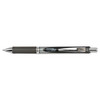 Energel Rtx Gel Pen, Retractable, Bold 1 Mm, Black Ink, Black/gray Barrel