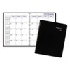 Dayminder Monthly Planner With Notes Column, Ruled Blocks, 8.75 X 7, Black Cover, 12-month (jan To Dec): 2023