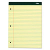 Double Docket Ruled Pads, Wide/legal Rule, 100 Canary-yellow 8.5 X 11.75 Sheets, 6/pack