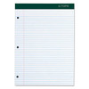 Double Docket Ruled Pads With Extra Sturdy Back, Medium/college Rule, 100 White 8.5 X 11.75 Sheets