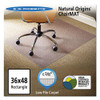 Natural Origins Chair Mat For Carpet, 36 X 48, Clear