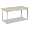 Utility Table, Rectangular, 60w X 30d X 29h, Light Gray