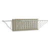 Sheet File Pivot Wall Rack, 12 Hanging Clamps, 24w X 14.75d X 9.75h, Sand