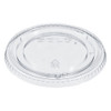 Pete Plastic Flat Cold Cup Lids, Fits 12 Oz To 24 Oz Cups, Clear, 1,000/carton