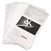 Refill Sheets For 4.25 X 7.25 Business Card Binders, For 2 X 3.5 Cards, Clear, 6 Cards/sheet, 10 Sheets/pack
