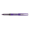 Precise V5 Roller Ball Pen, Stick, Extra-fine 0.5 Mm, Purple Ink, Purple Barrel, Dozen