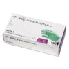 Professional Nitrile Exam Gloves With Aloe, Large, Green, 100/box