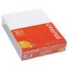Glue Top Pads, Narrow Rule, 50 White 8.5 X 11 Sheets, Dozen - UNV41000