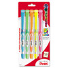 24/7 Highlighters, Assorted Ink Colors, Chisel Tip, Assorted Barrel Colors, 5/set