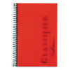 Color Notebooks, 1 Subject, Narrow Rule, Ruby Red Cover, 8.5 X 5.5, 100 White Sheets