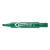 Marks A Lot Regular Desk-style Permanent Marker, Broad Chisel Tip, Green, Dozen (7885)