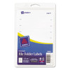 Printable 4" X 6" - Permanent File Folder Labels, 0.69 X 3.44, White, 7/sheet, 36 Sheets/pack, (5202)