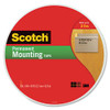 Permanent High-density Foam Mounting Tape, Holds Up To 2 Lbs, 0.75" X 38 Yds, White