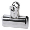 Bulldog Clips, Jumbo, Nickel, 12/pack