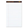 Docket Gold Ruled Perforated Pads, Wide/legal Rule, 50 White 8.5 X 14 Sheets, 12/pack