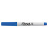 Ultra Fine Tip Permanent Marker, Extra-fine Needle Tip, Blue, Dozen