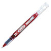 Finito! Porous Point Pen, Stick, Extra-fine 0.4 Mm, Red Ink, Red/silver Barrel