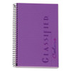 Color Notebooks, 1 Subject, Narrow Rule, Orchid Cover, 8.5 X 5.5, 100 Orchid Sheets