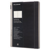 Professional Notebook, Hardcover, 1 Subject, Medium/college Rule, Black Cover, 11 X 8.5, 176 Sheets