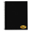 Docket Gold Planner, 1 Subject, Narrow Rule, Black Cover, 8.5 X 6.75, 70 Sheets