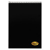 Docket Gold Planner Pad, Project-management Format, Medium/college Rule, Black Cover, 70 White 8.5 X 11.75 Sheets