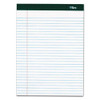 Double Docket Ruled Pads, Narrow Rule, 100 White 8.5 X 11.75 Sheets, 4/pack