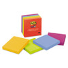 Pads In Playful Primary Collection Colors, 3" X 3", 90 Sheets/pad, 5 Pads/pack