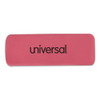 Bevel Block Erasers, For Pencil Marks, Slanted-edge Rectangular Block, Large, Pink, 20/pack