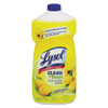 Clean And Fresh Multi-surface Cleaner, Sparkling Lemon And Sunflower Essence, 40 Oz Bottle, 9/carton